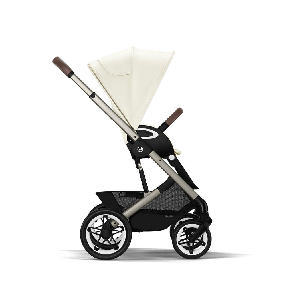 Bambinista-CYBEX-Travel-CYBEX Talos (7 Piece) Luxury Travel System with Snogga Footmuff and CLOUD Z2 I-SIZE - Seashell Beige (2023 New Generation)