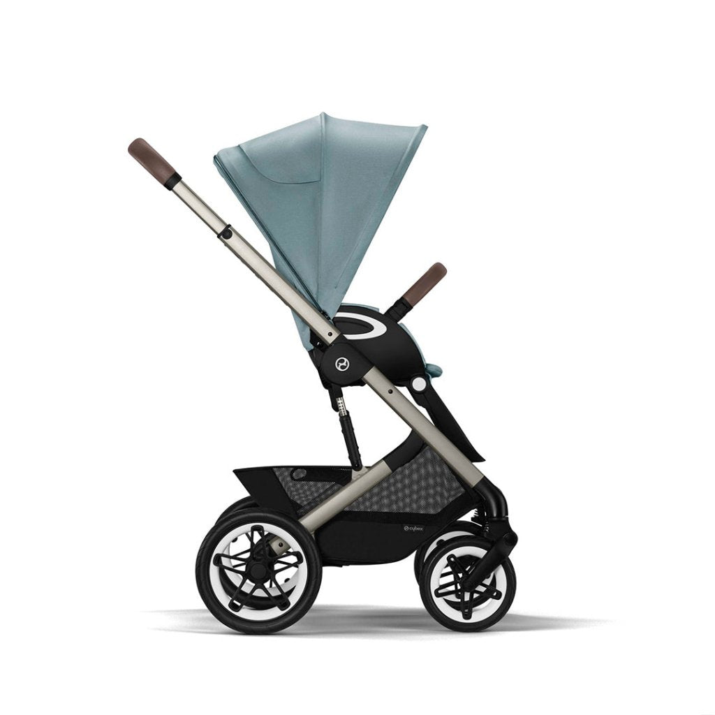 Bambinista-CYBEX-Travel-CYBEX Talos (7 Piece) Luxury Travel System with Snogga Footmuff and CLOUD Z2 I-SIZE - Sky Blue (2023 New Generation)