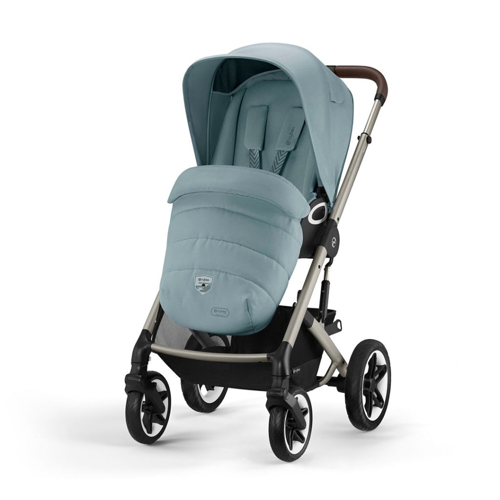 Bambinista-CYBEX-Travel-CYBEX Talos (7 Piece) Luxury Travel System with Snogga Footmuff and CLOUD Z2 I-SIZE - Sky Blue (2023 New Generation)