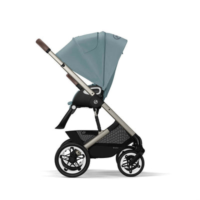 Bambinista-CYBEX-Travel-CYBEX Talos (7 Piece) Luxury Travel System with Snogga Footmuff and CLOUD Z2 I-SIZE - Sky Blue (2023 New Generation)