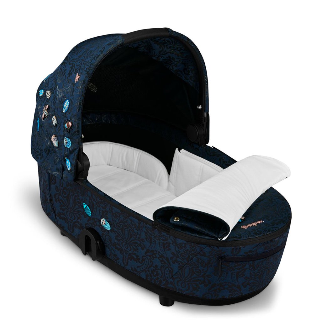 Bambinista-CYBEX-Travel-EX-DISPLAY Cybex Mios Lux Carry Cot By Jewels Of Nature - Dark Blue