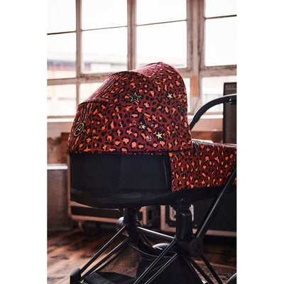 Bambinista-CYBEX-Travel-Ex-Display CYBEX PRIAM Lux Carrycot - Rockstar Rosenrot Red (2022 New Generation)