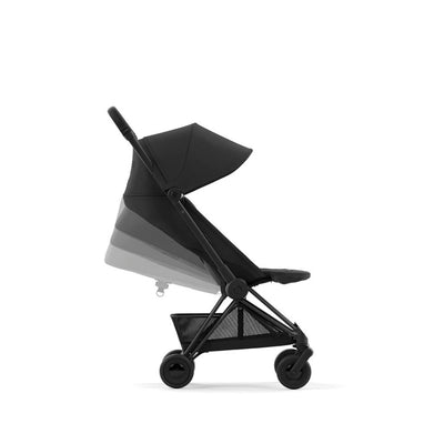 Bambinista-CYBEX-Travel-NEW CYBEX COYA Ultra-compact Pushchair with Matt Black Frame - Sepia Black