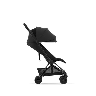 Bambinista-CYBEX-Travel-NEW CYBEX COYA Ultra-compact Pushchair with Matt Black Frame - Sepia Black