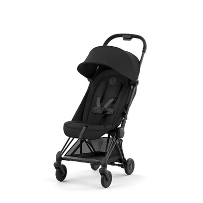 Bambinista-CYBEX-Travel-NEW CYBEX COYA Ultra-compact Pushchair with Matt Black Frame - Sepia Black