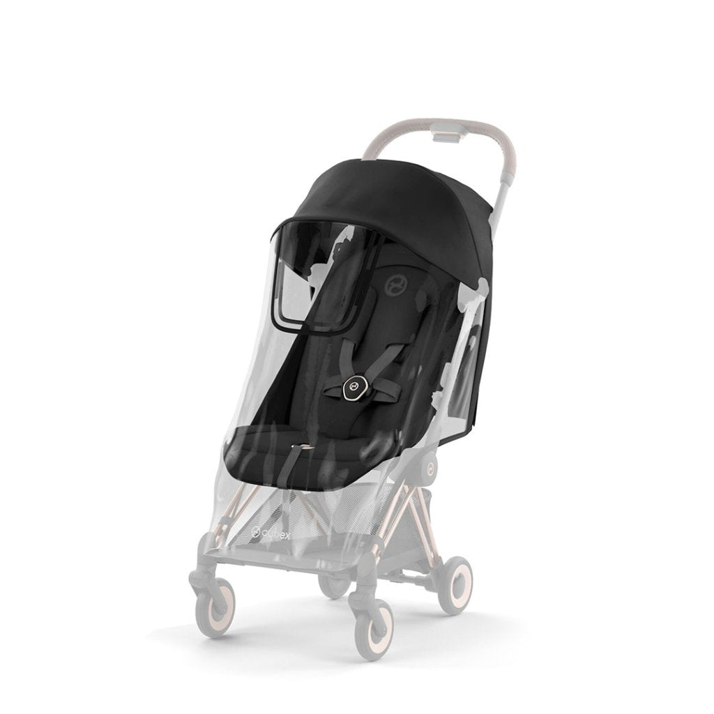 Bambinista-CYBEX-Travel-NEW CYBEX COYA Ultra-compact Pushchair with Rosegold Frame - Sepia Black