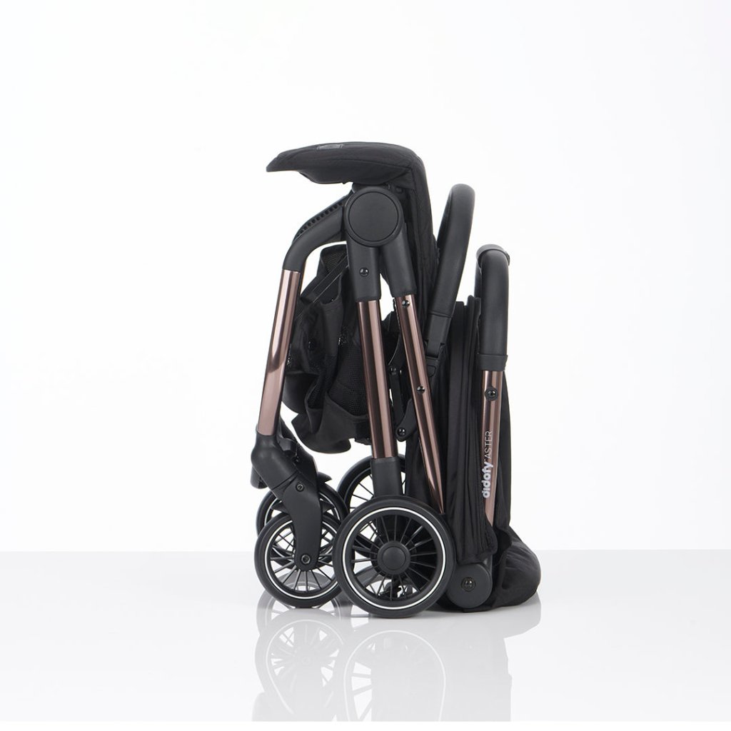 Bambinista-DIDOFY-Travel-DIDOFY Aster2 Stroller - Black with Bronze Frame