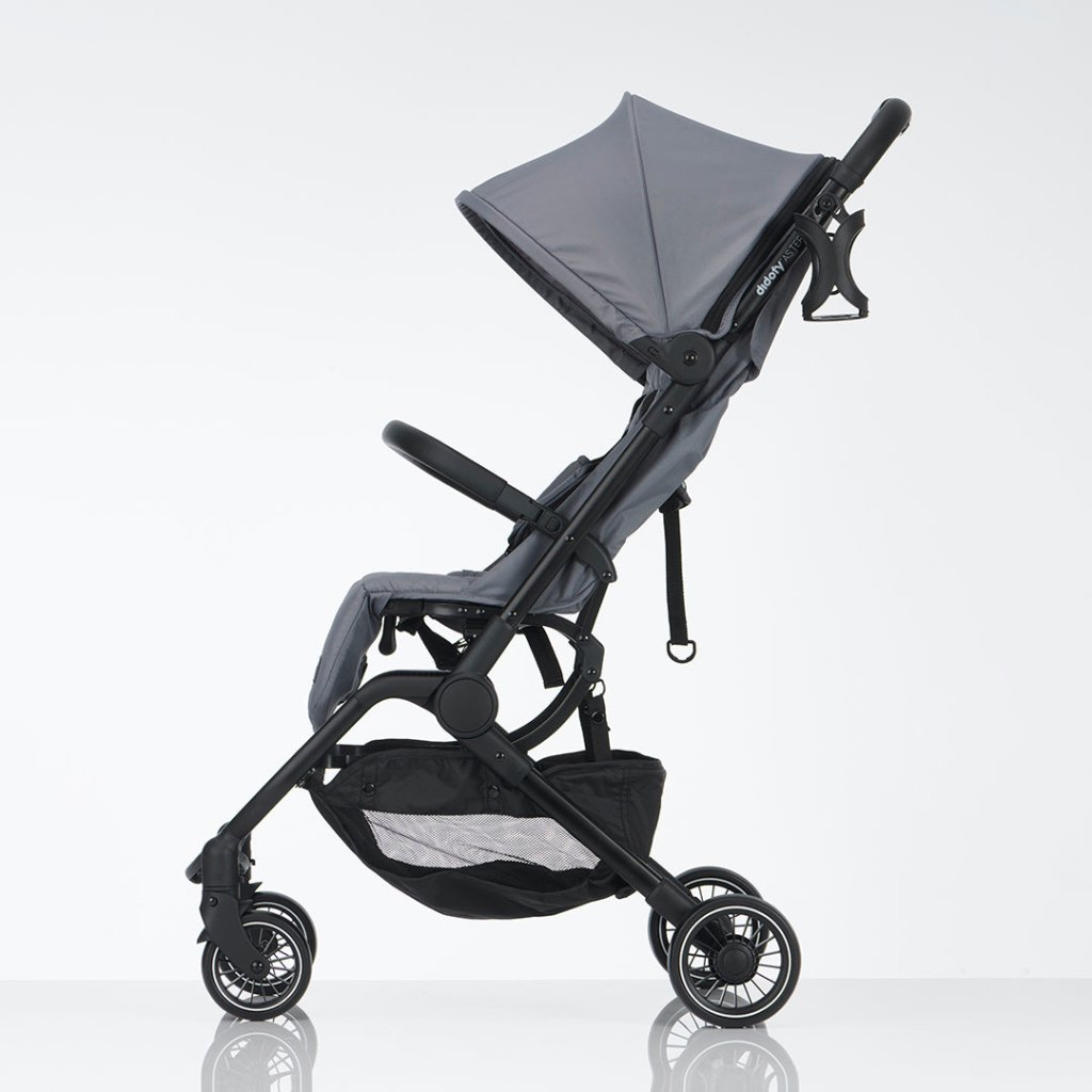 Bambinista-DIDOFY-Travel-DIDOFY Aster2 Stroller - Grey with Black Frame