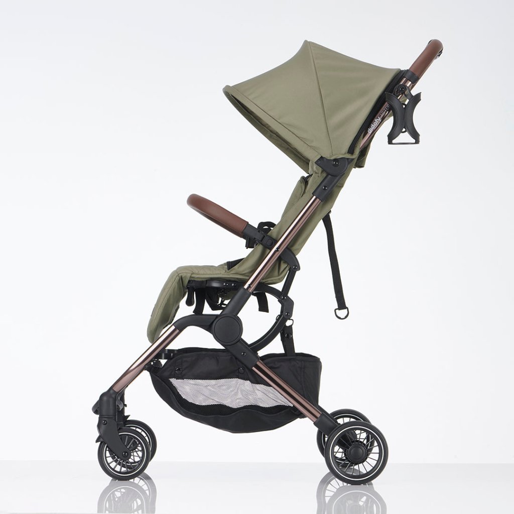 Bambinista-DIDOFY-Travel-DIDOFY Aster2 Stroller - Olive with Bronze Frame