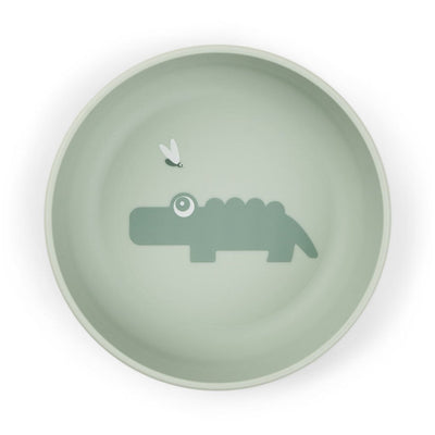 Bambinista-DONE BY DEER-Tableware-DONE BY DEER Foodie Bowl Croco Green