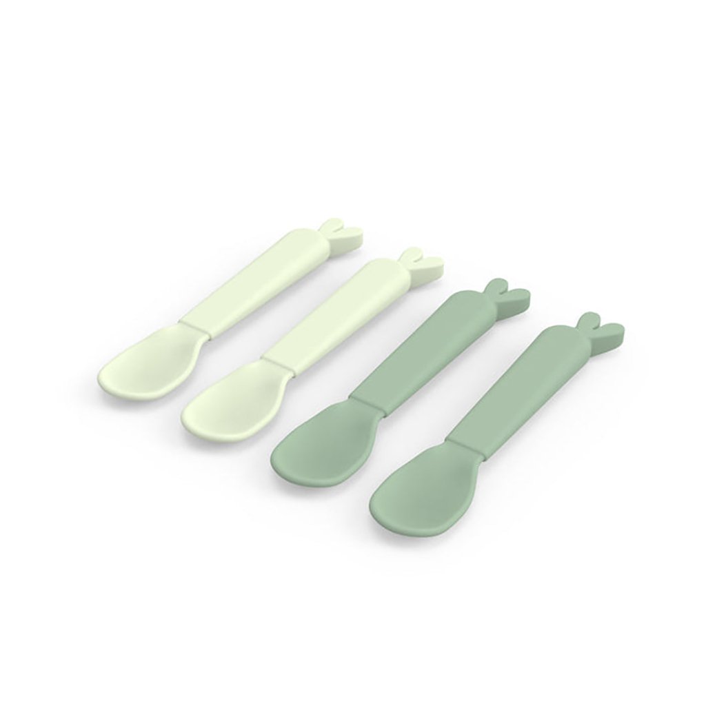 Bambinista-DONE BY DEER-Tableware-DONE BY DEER Kiddish Spoon 4-pack Lalee Green