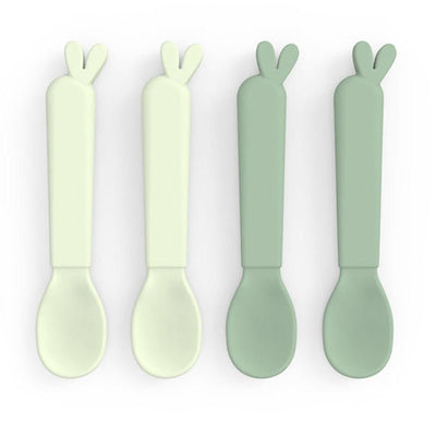 Bambinista-DONE BY DEER-Tableware-DONE BY DEER Kiddish Spoon 4-pack Lalee Green