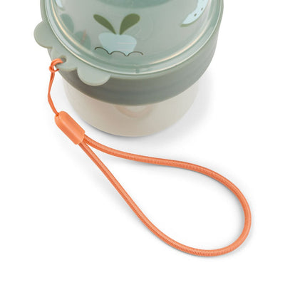 Bambinista-DONE BY DEER-Tableware-DONE BY DEER To Go 2-way Snack Container S Birdee Green