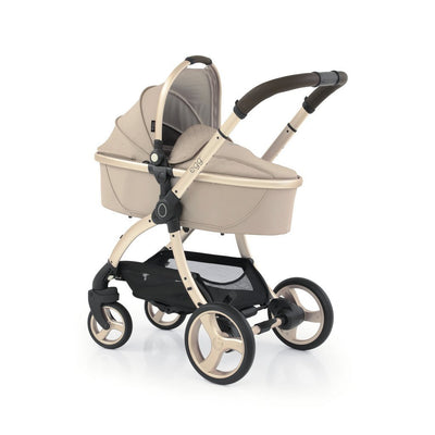 Bambinista-EGG-Travel-Egg 2 Carrycot - Feather (Champagne Frame)