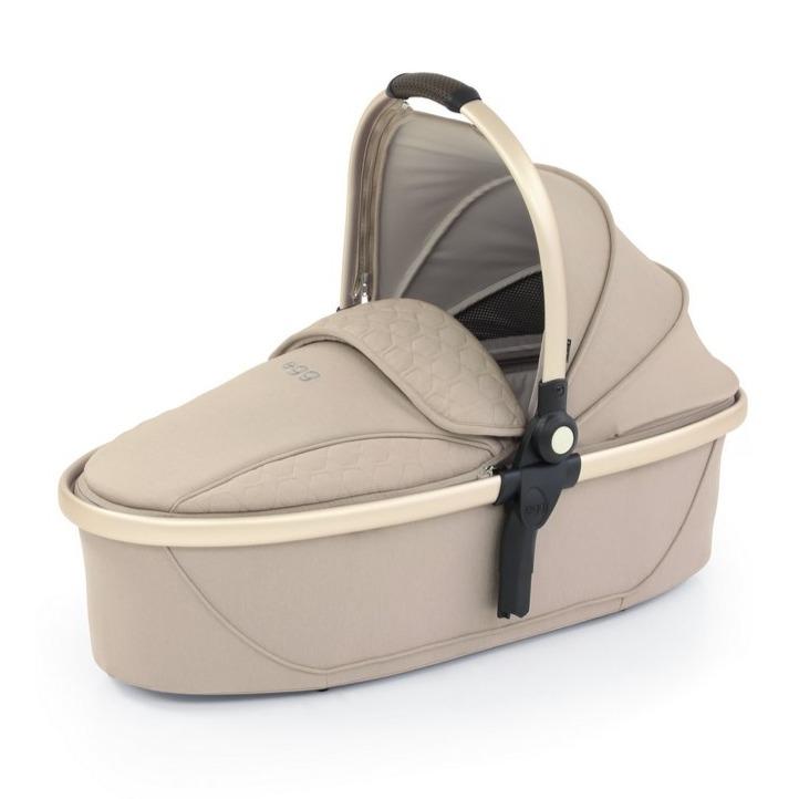 Bambinista-EGG-Travel-Egg 2 Carrycot - Feather (Champagne Frame)
