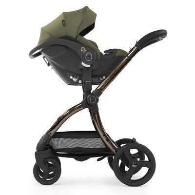Bambinista-EGG-Travel-EGG 2 Luxury Bundle with EGG Shell Car Seat - Hunter Green