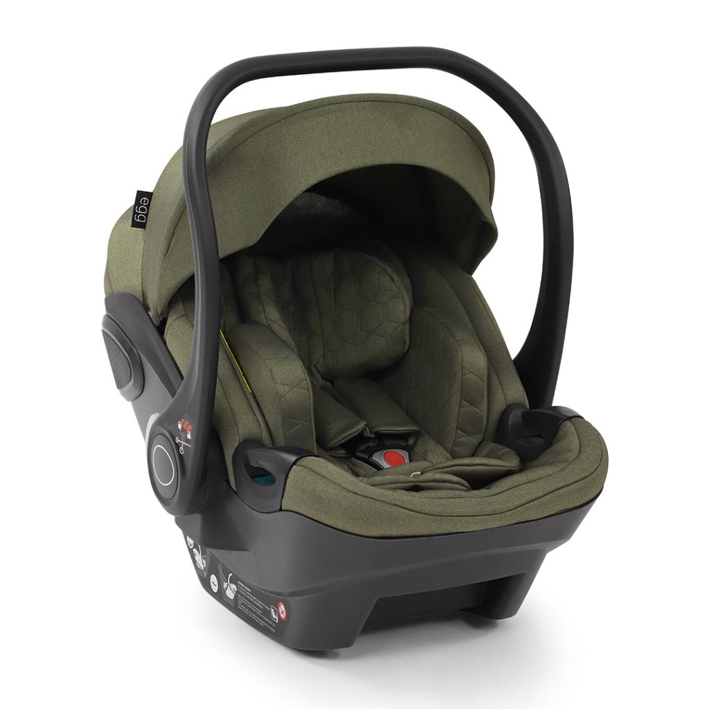 Bambinista-EGG-Travel-EGG 2 Luxury Bundle with EGG Shell Car Seat - Hunter Green