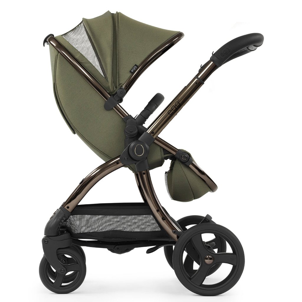 Bambinista-EGG-Travel-EGG 2 Luxury Bundle with EGG Shell Car Seat - Hunter Green