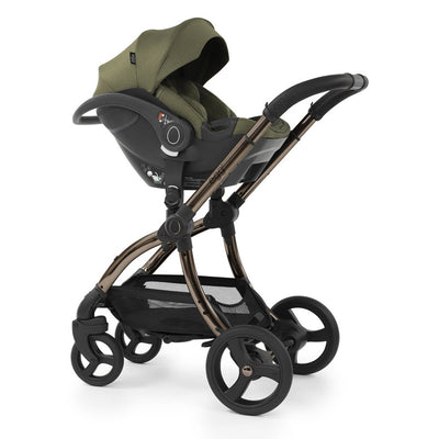 Bambinista-EGG-Travel-EGG 2 Luxury Bundle with EGG Shell Car Seat - Hunter Green