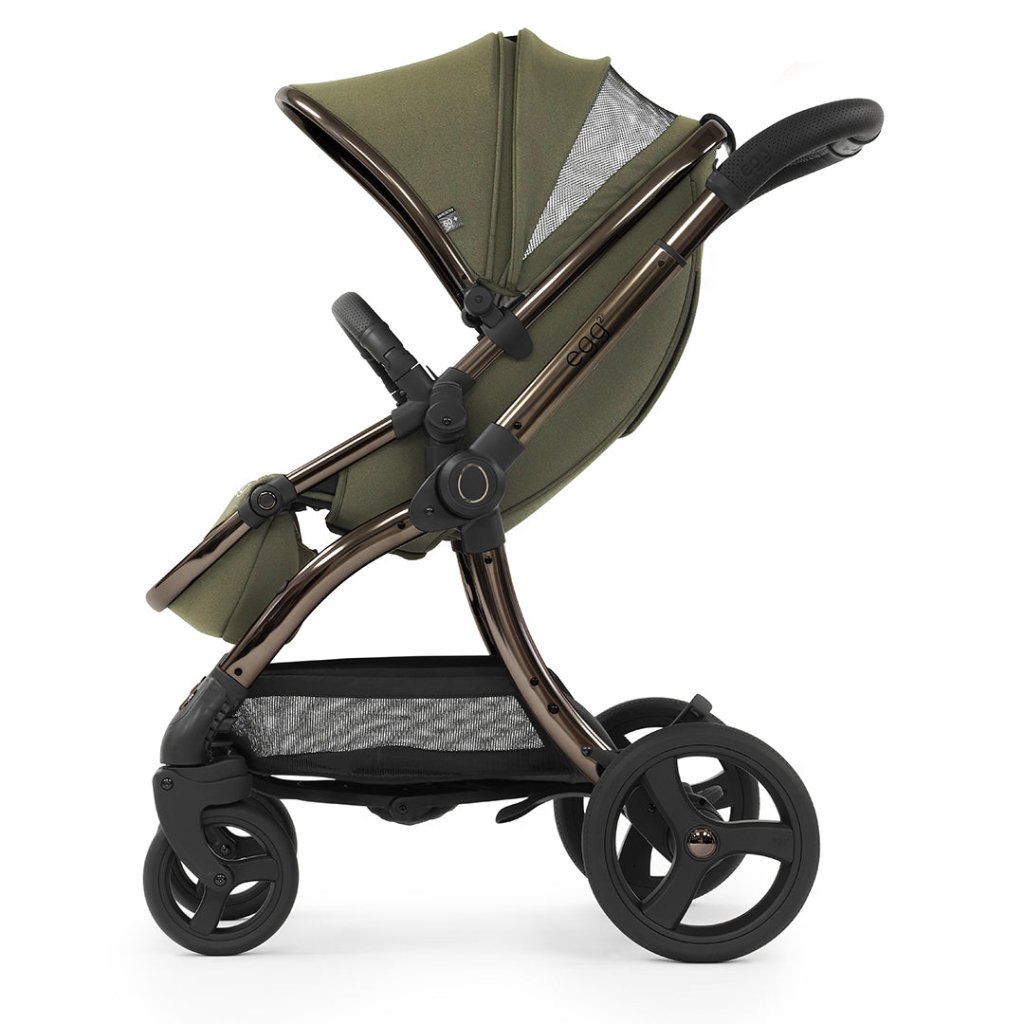 Bambinista-EGG-Travel-EGG 2 Luxury Bundle with EGG Shell Car Seat - Hunter Green
