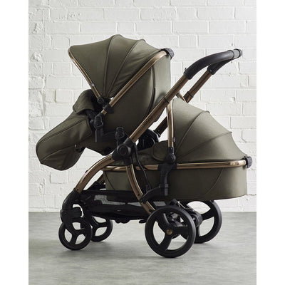 Bambinista-EGG-Travel-EGG 2 Luxury Bundle with EGG Shell Car Seat - Hunter Green