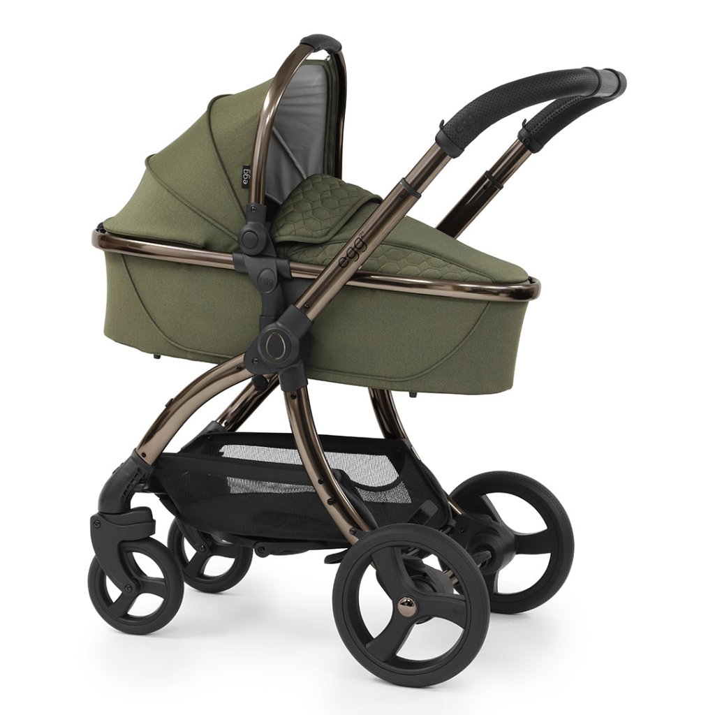 Bambinista-EGG-Travel-EGG 2 Luxury Bundle with EGG Shell Car Seat - Hunter Green