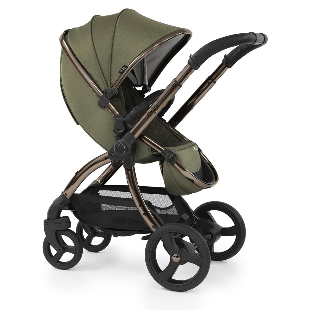 Bambinista-EGG-Travel-EGG 2 Luxury Bundle with EGG Shell Car Seat - Hunter Green
