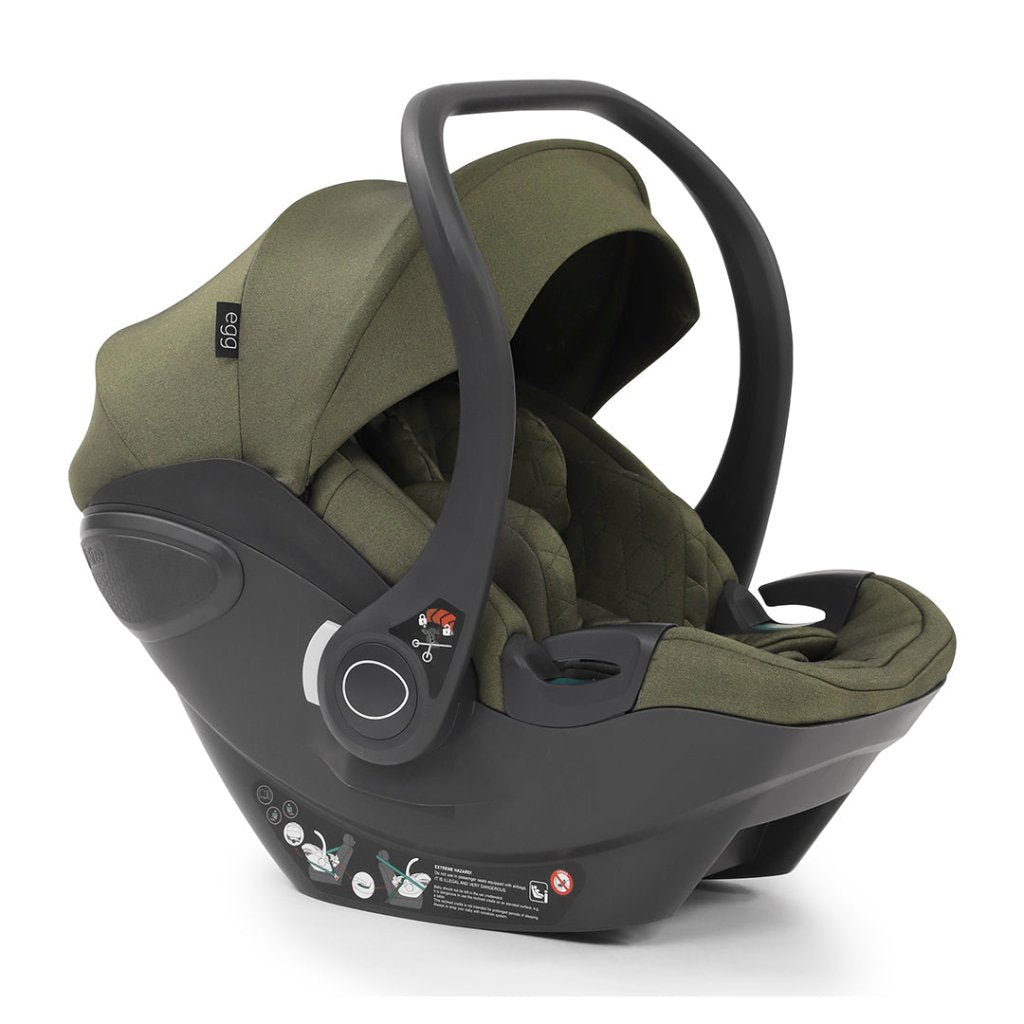 Bambinista-EGG-Travel-EGG 2 Luxury Bundle with EGG Shell Car Seat - Hunter Green