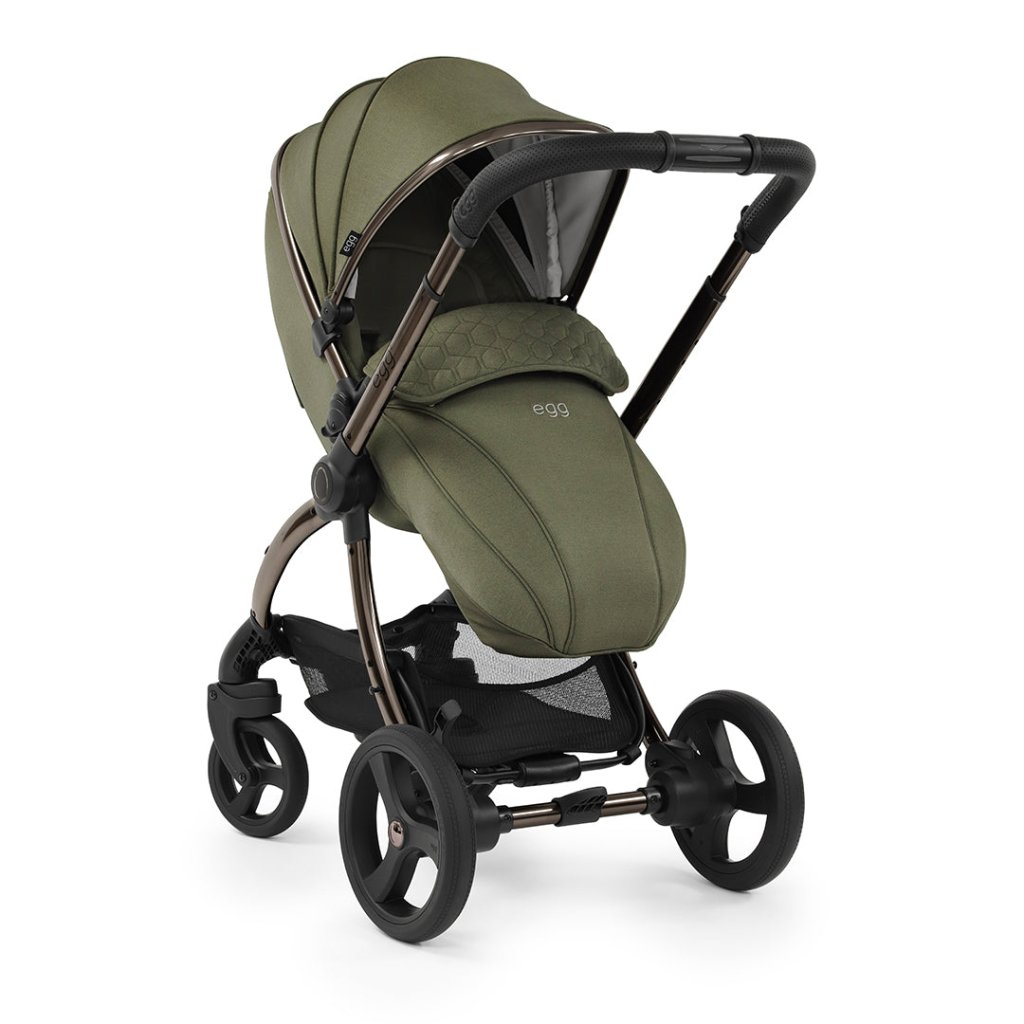 Bambinista-EGG-Travel-EGG 2 Luxury Bundle with EGG Shell Car Seat - Hunter Green