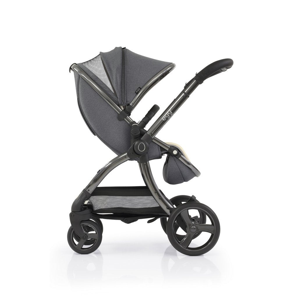 Bambinista-EGG-Travel-Egg 2 Luxury Bundle with Egg Shell Car Seats - Quartz