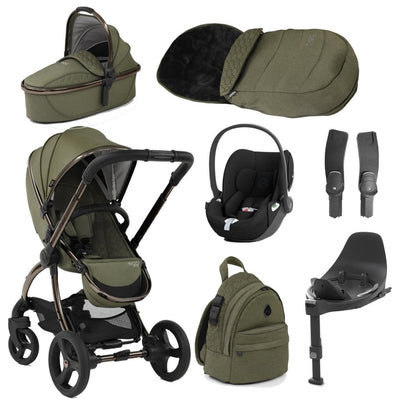 Bambinista-EGG-Travel-EGG 2 Luxury Travel System with CYBEX Cloud T i-Size + Base T - Hunter Green