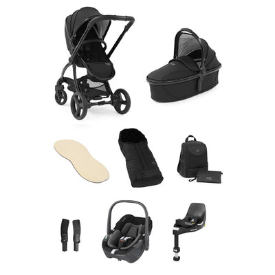Bambinista-EGG-Travel-EGG 2 Luxury Travel System with MAXI COSI Pebble 360 Seat & FamilyFix 360 Base - Eclipse