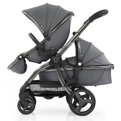 Bambinista-EGG-Travel-Egg 2 Tandem Seat - Jurassic Grey