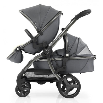 Bambinista-EGG-Travel-Egg 2 Tandem Seat - Jurassic Grey