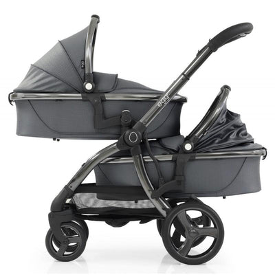 Bambinista-EGG-Travel-Egg 2 Tandem Seat - Jurassic Grey