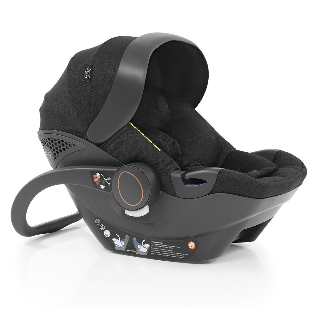 Bambinista-EGG-Travel-Egg Shell Infant Car Seat (i-Size) - Special Edition - Diamond Black