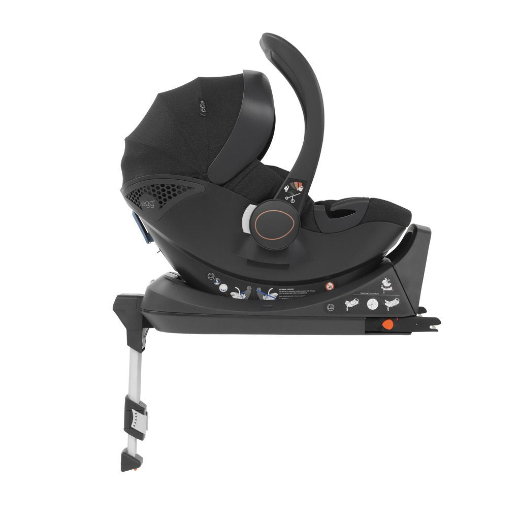 Bambinista-EGG-Travel-Egg Shell Infant Car Seat (i-Size) - Special Edition - Diamond Black