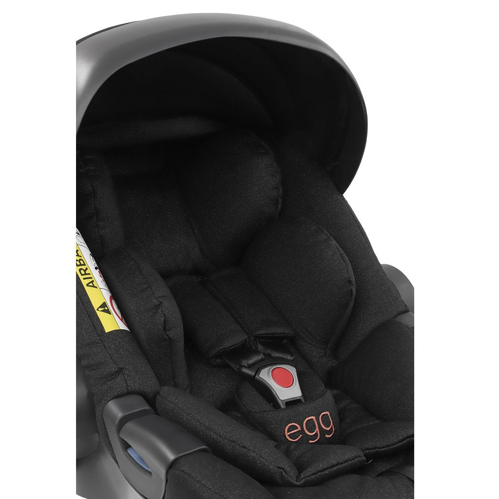 Bambinista-EGG-Travel-Egg Shell Infant Car Seat (i-Size) - Special Edition - Diamond Black