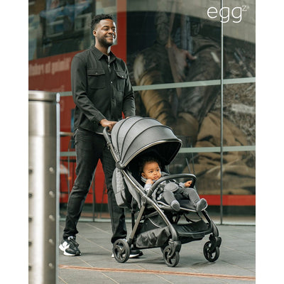 Bambinista-EGG-Travel-EggZ Stroller Just Black