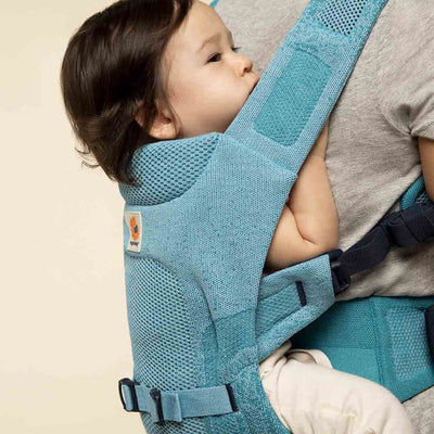 Bambinista-ERGOBABY-Carriers-ERGOBABY Aerloom Baby Carrier - Aquamarine