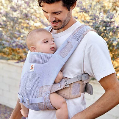 Bambinista-ERGOBABY-Carriers-ERGOBABY Aerloom Baby Carrier - Lavender Sky