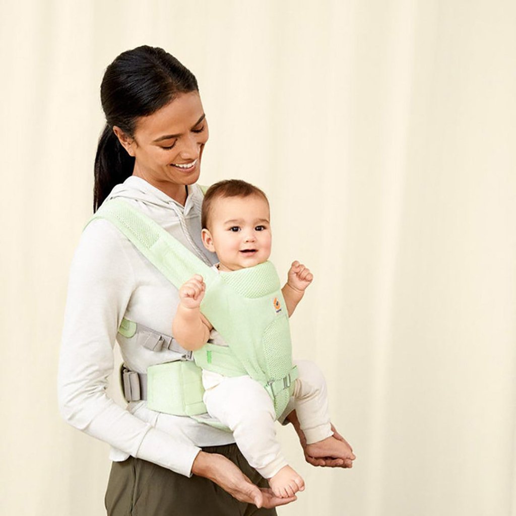 Bambinista-ERGOBABY-Carriers-ERGOBABY Aerloom Baby Carrier - Luminous Mint