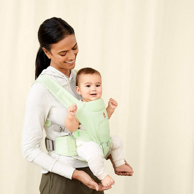 Bambinista-ERGOBABY-Carriers-ERGOBABY Aerloom Baby Carrier - Luminous Mint