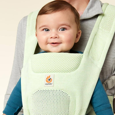 Bambinista-ERGOBABY-Carriers-ERGOBABY Aerloom Baby Carrier - Luminous Mint