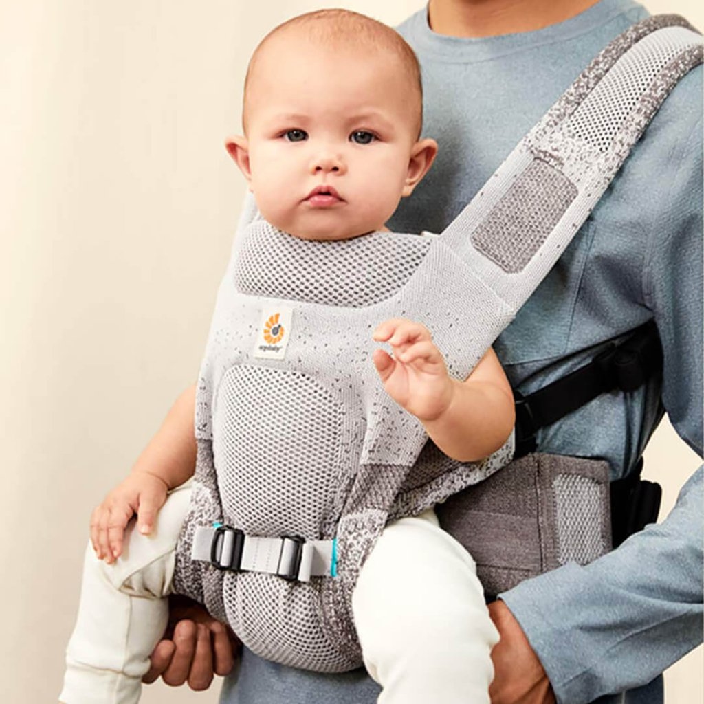 Bambinista-ERGOBABY-Carriers-ERGOBABY Aerloom Baby Carrier - Slate Grey