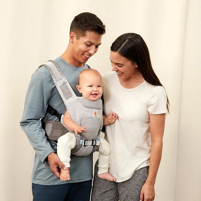 Bambinista-ERGOBABY-Carriers-ERGOBABY Aerloom Baby Carrier - Slate Grey