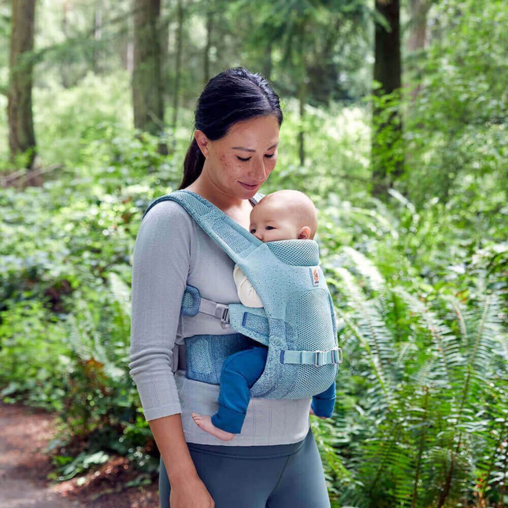 Bambinista-ERGOBABY-Carriers-ERGOBABY Aerloom Baby Carrier - Spruce