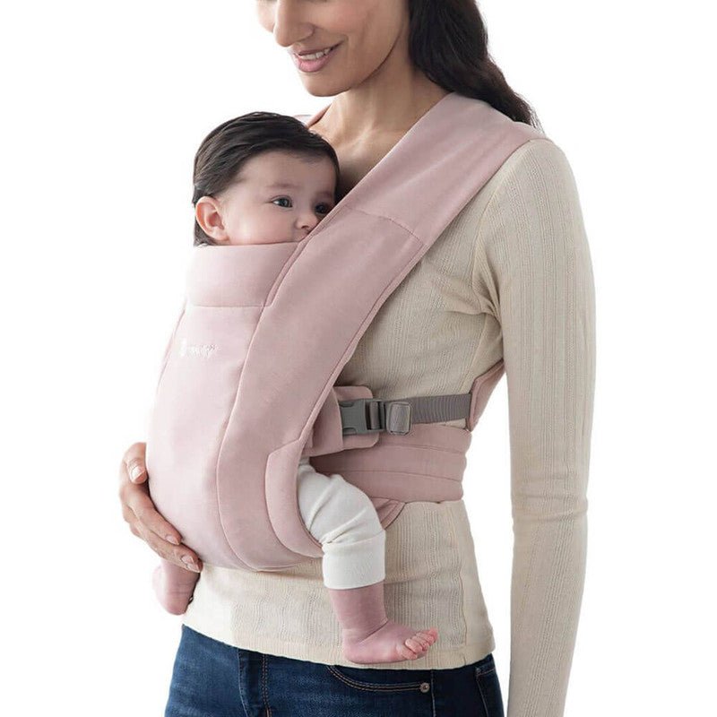 Bambinista-ERGOBABY-Carriers-ERGOBABY Embrace Knit Newborn Carrier - Blush Pink