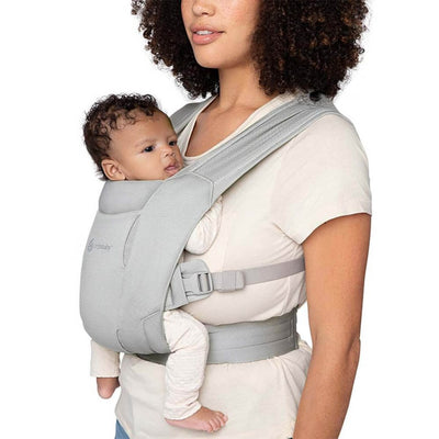 Bambinista-ERGOBABY-Carriers-ERGOBABY Embrace Soft Air Mesh Newborn Carrier - Soft Grey