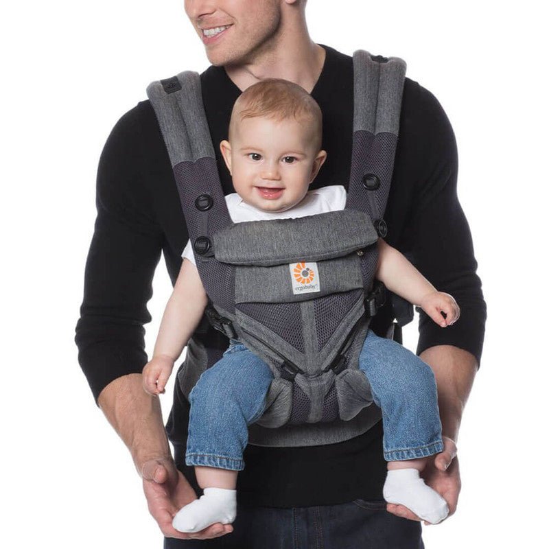 Bambinista-ERGOBABY-Carriers-ERGOBABY Omni 360 Cool Air Mesh Baby Carrier - Classic Weave